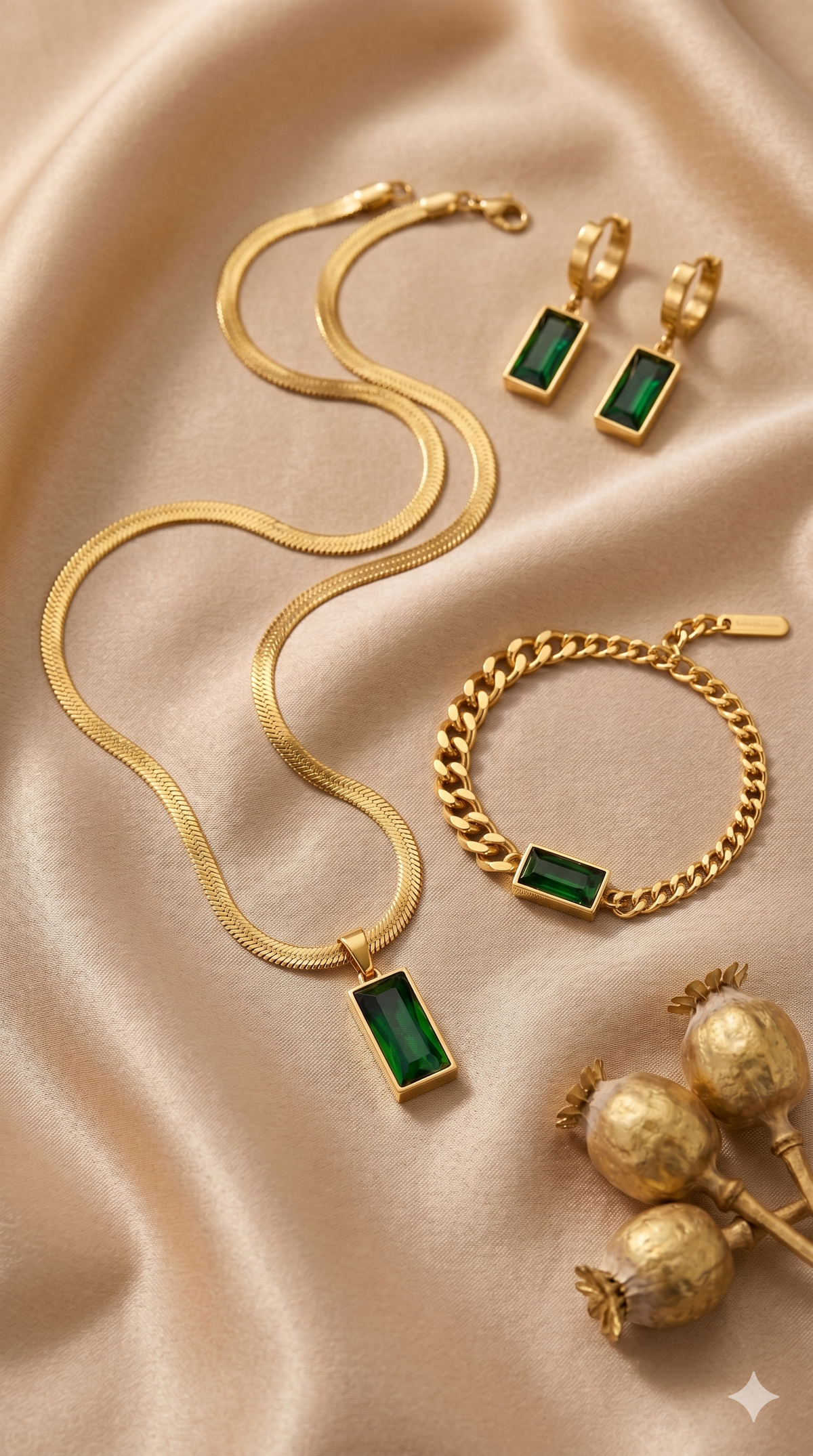 Set de Jade Imperial 3 Piezas
