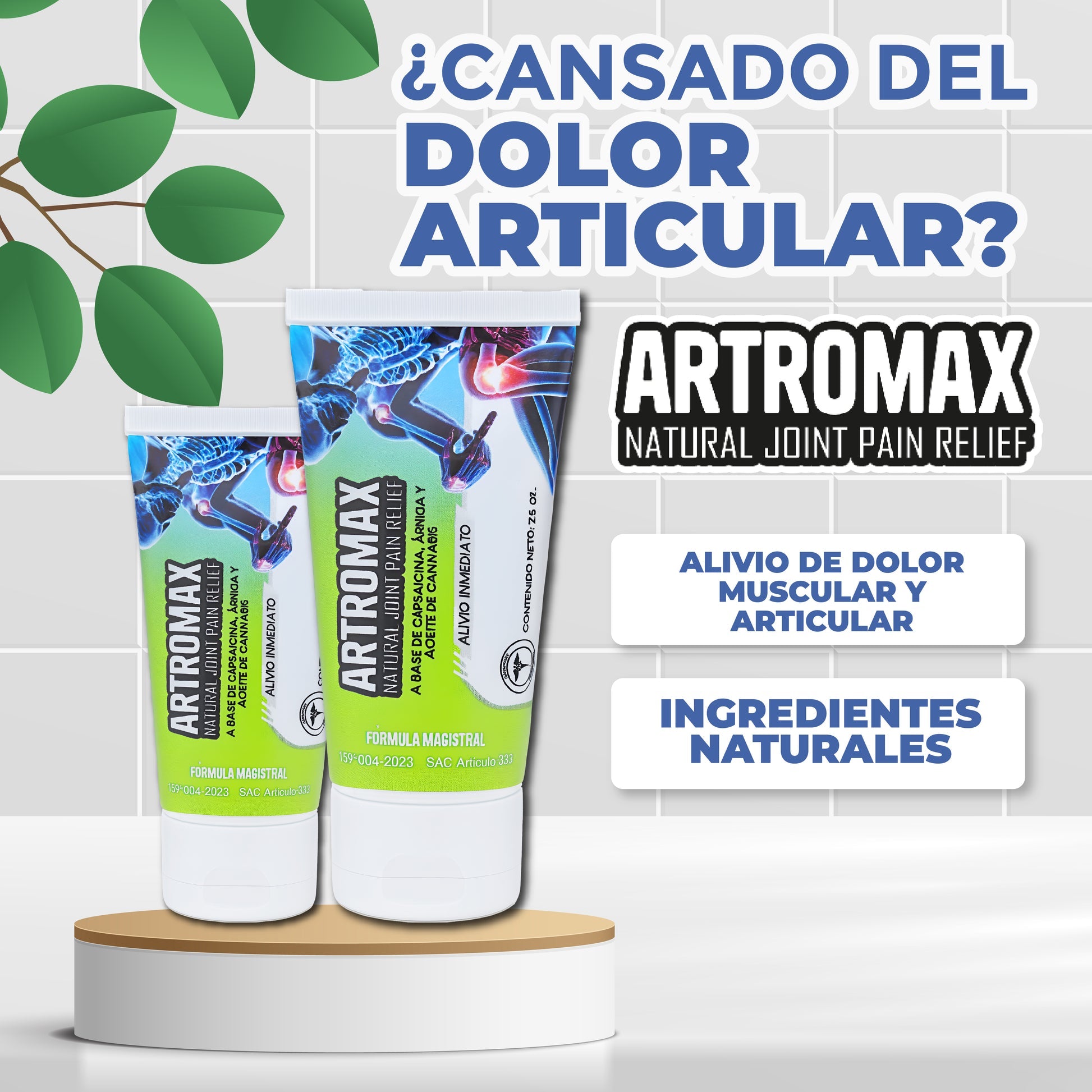 ARTROMAX - Alivio Inmediato