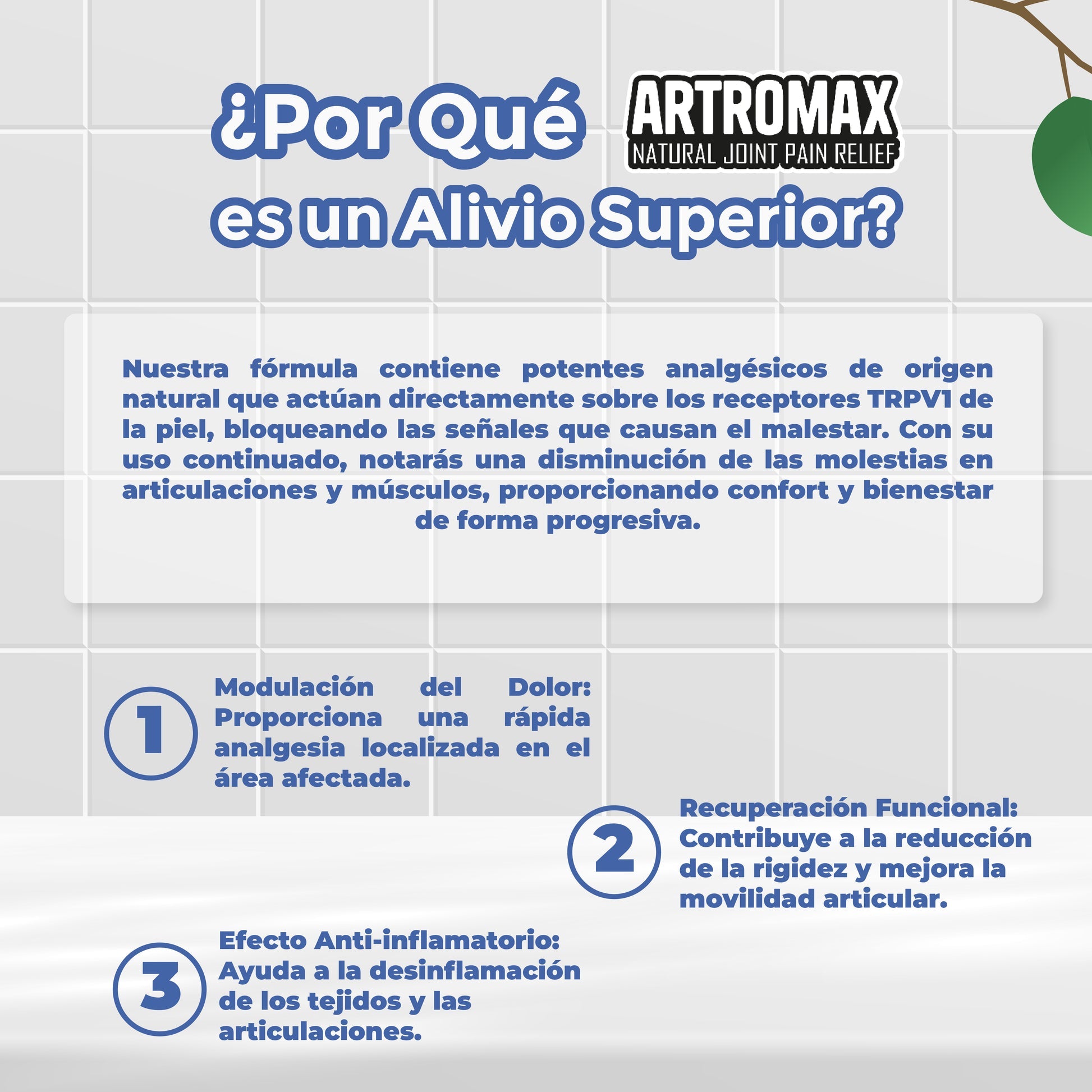 ARTROMAX - Alivio Inmediato