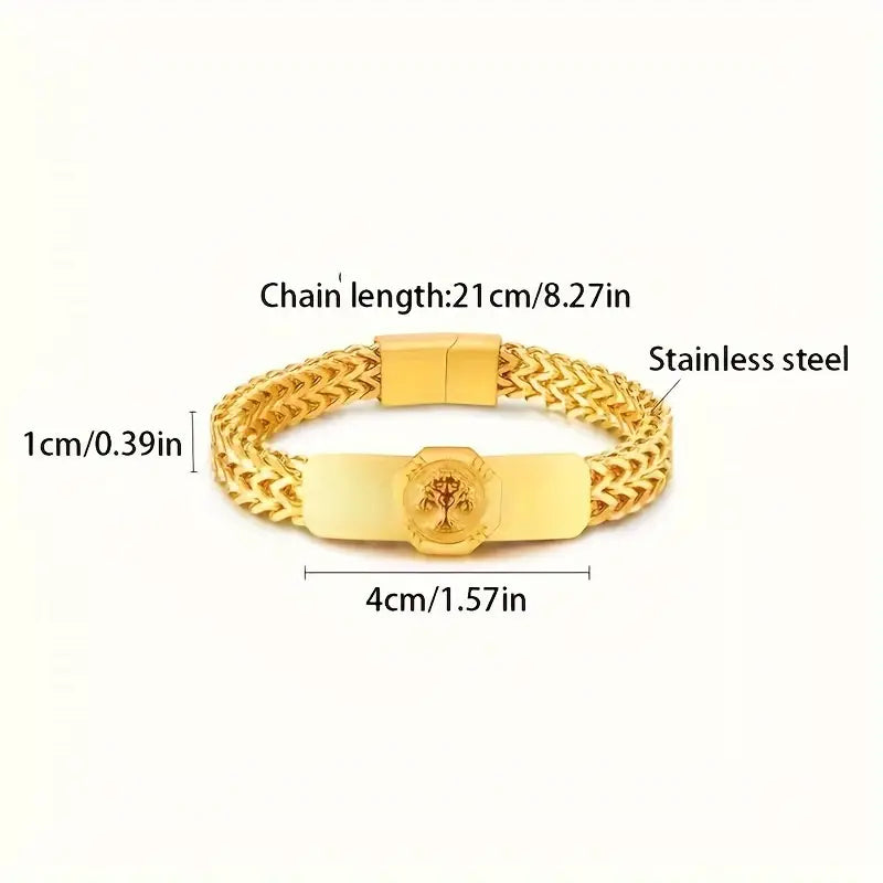 PULSERA DE ORO - ARBOL DE LA VIDA